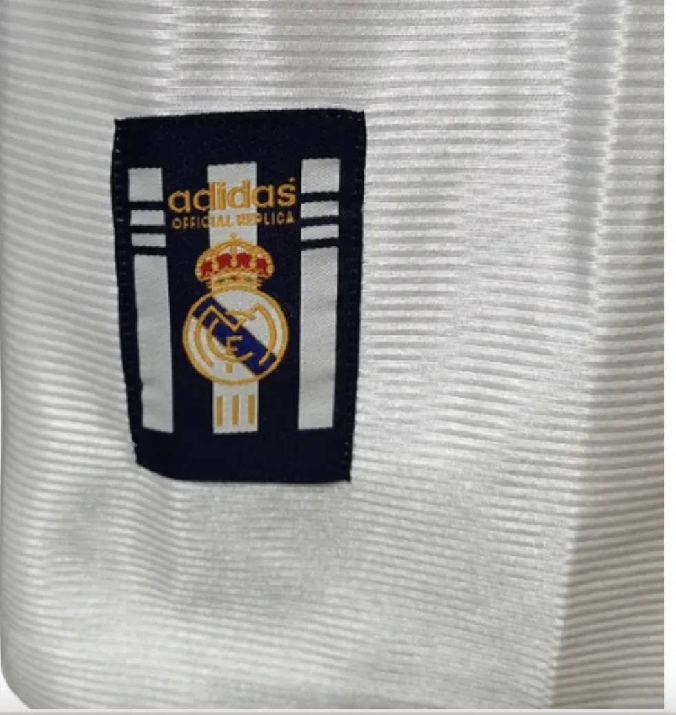 1998-99 Real Madrid Retro Football Shirt - Galácticos Era Teka Jersey for Festival Fashion