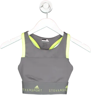 Adidas by Stella Mccartney Grey X Stella Mccartney Sports Bra UK XXS