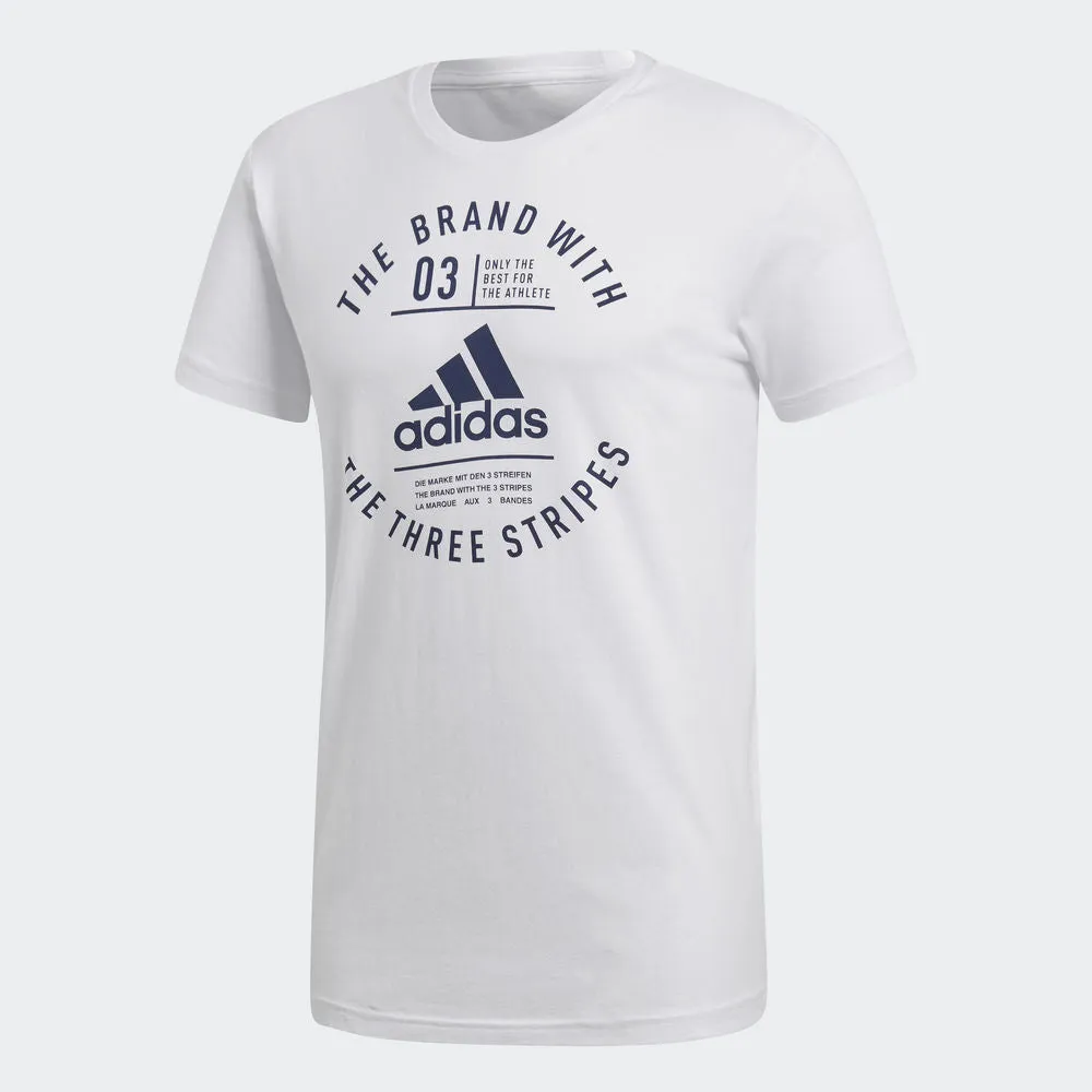 Adidas Emblem Tee White DH6873