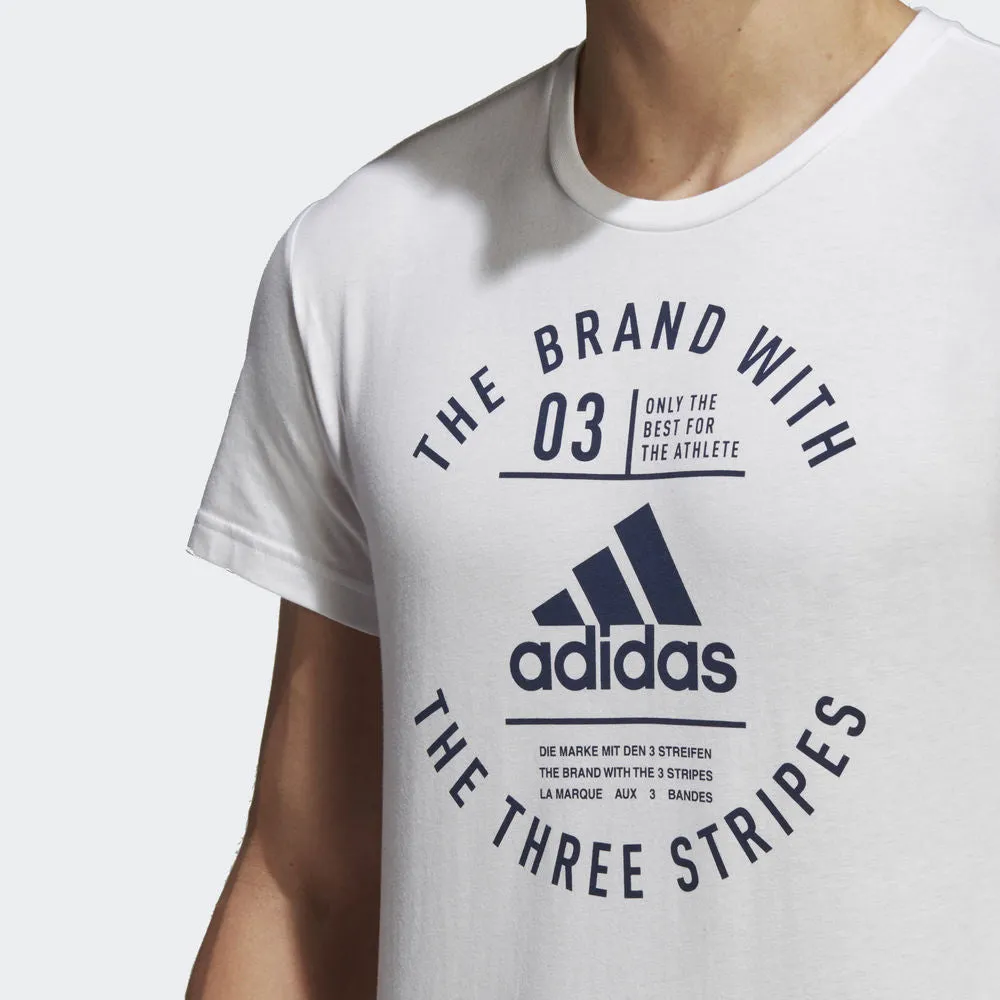 Adidas Emblem Tee White DH6873