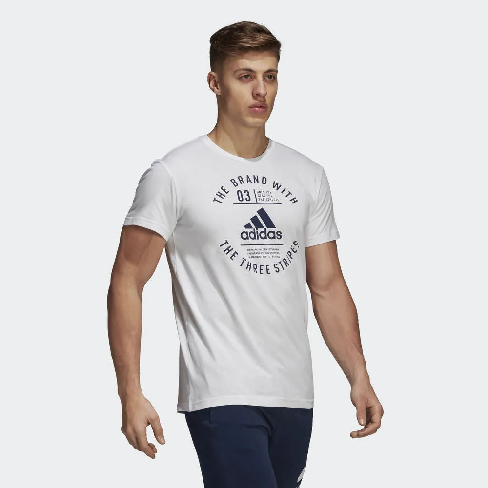 Adidas Emblem Tee White DH6873