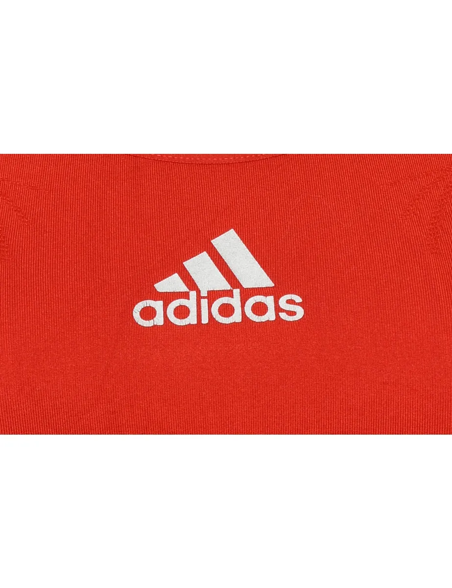 Adidas Red Sports Bra - S