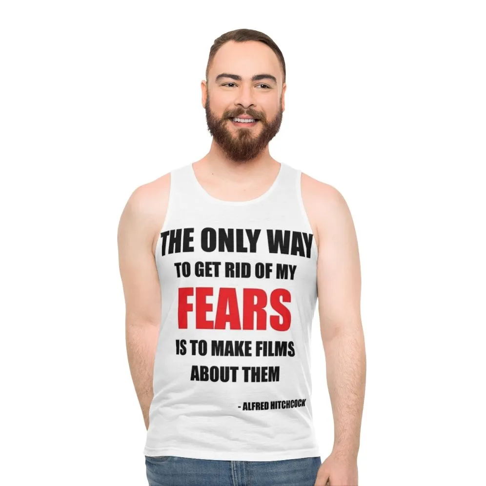 Alfred Hitchcock Quote Unisex Tank Top for Film Lovers