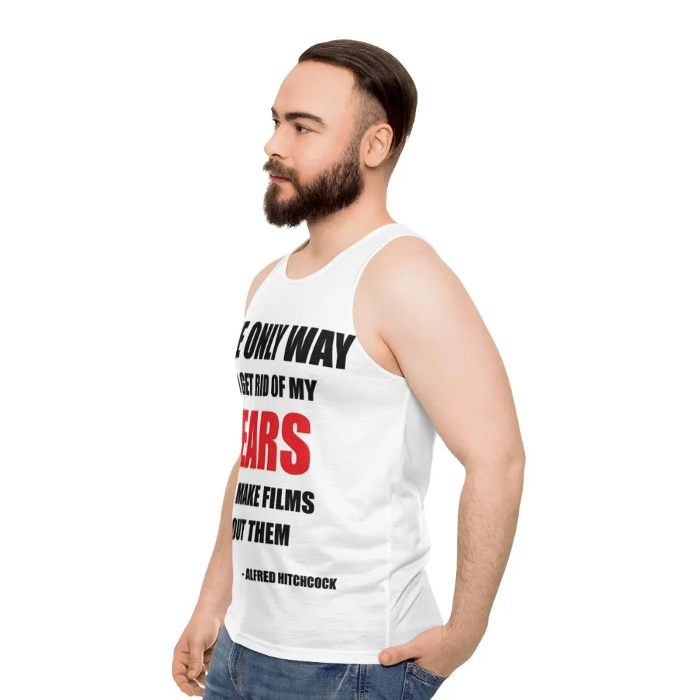 Alfred Hitchcock Quote Unisex Tank Top for Film Lovers