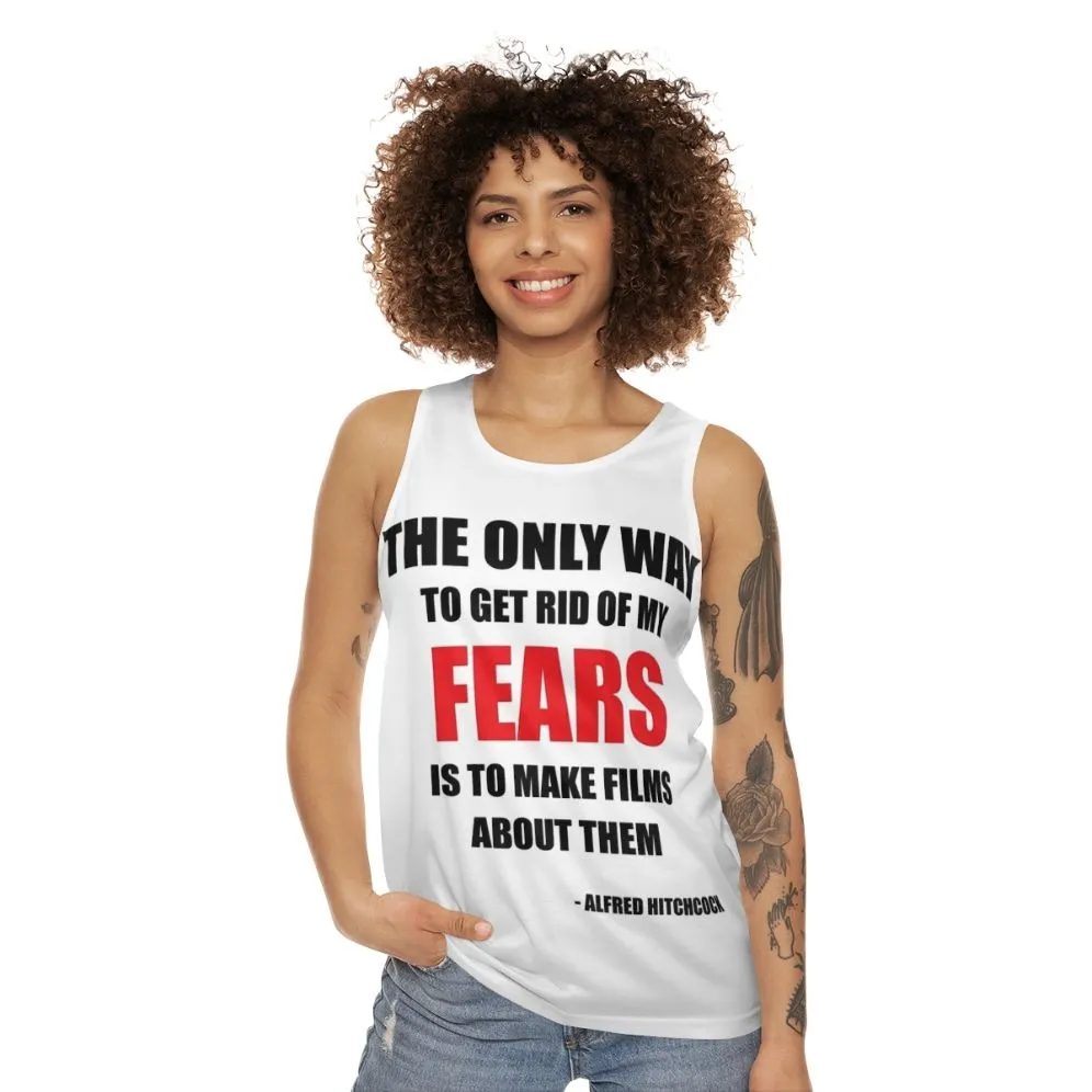 Alfred Hitchcock Quote Unisex Tank Top for Film Lovers