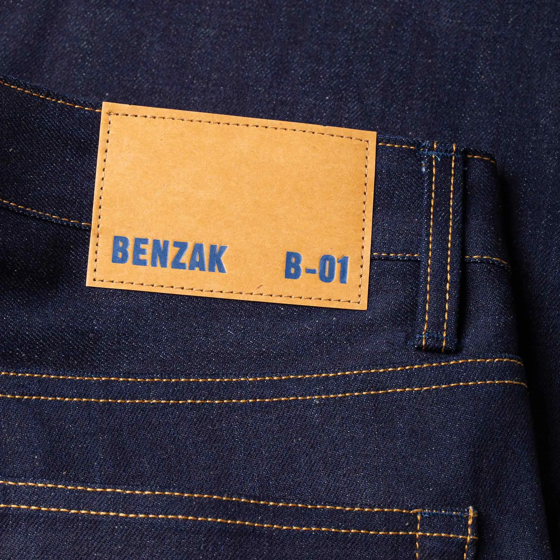 B-01 SLIM 14 oz. easy fade hemp selvedge