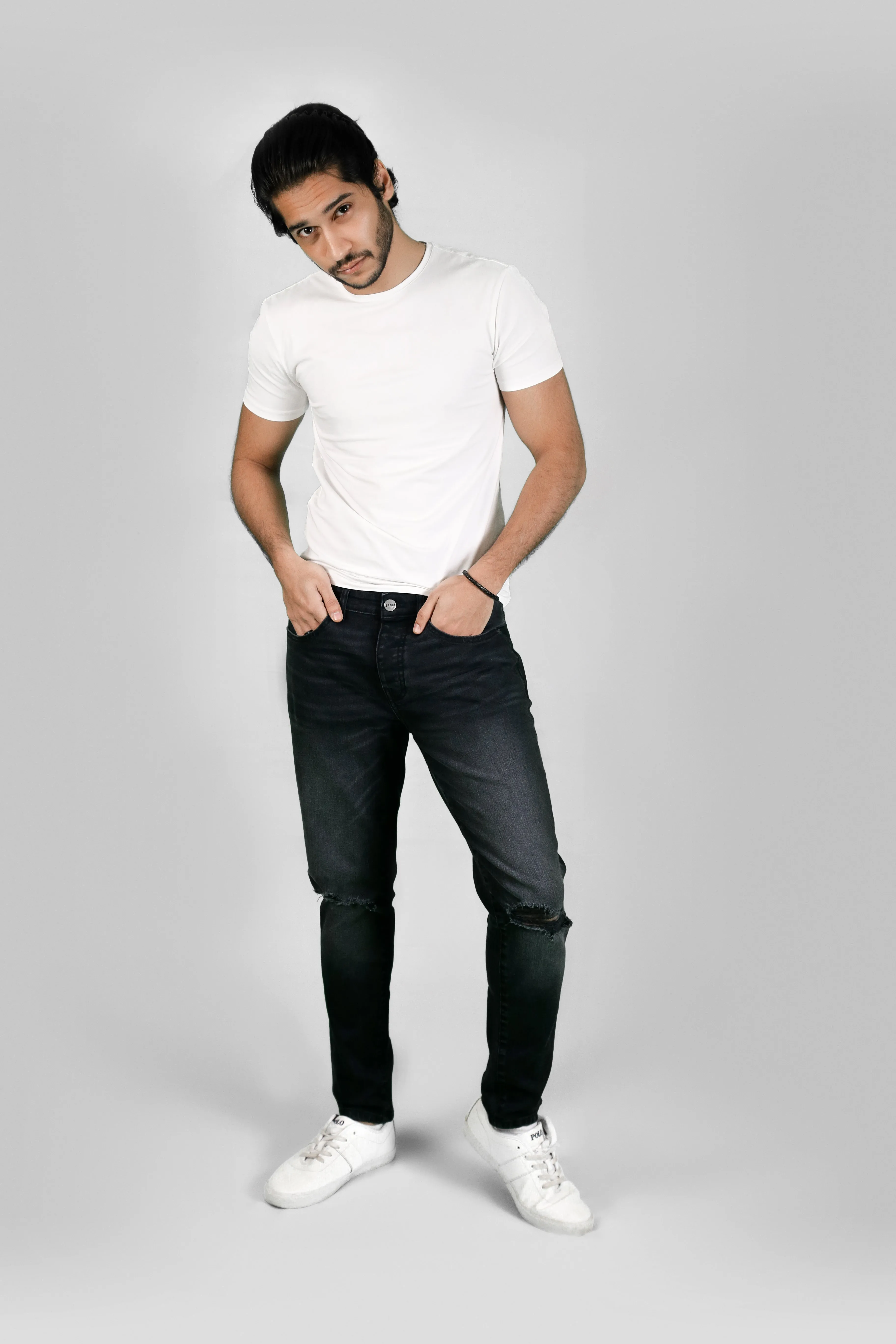 Babar Faded Slim Fit Jeans