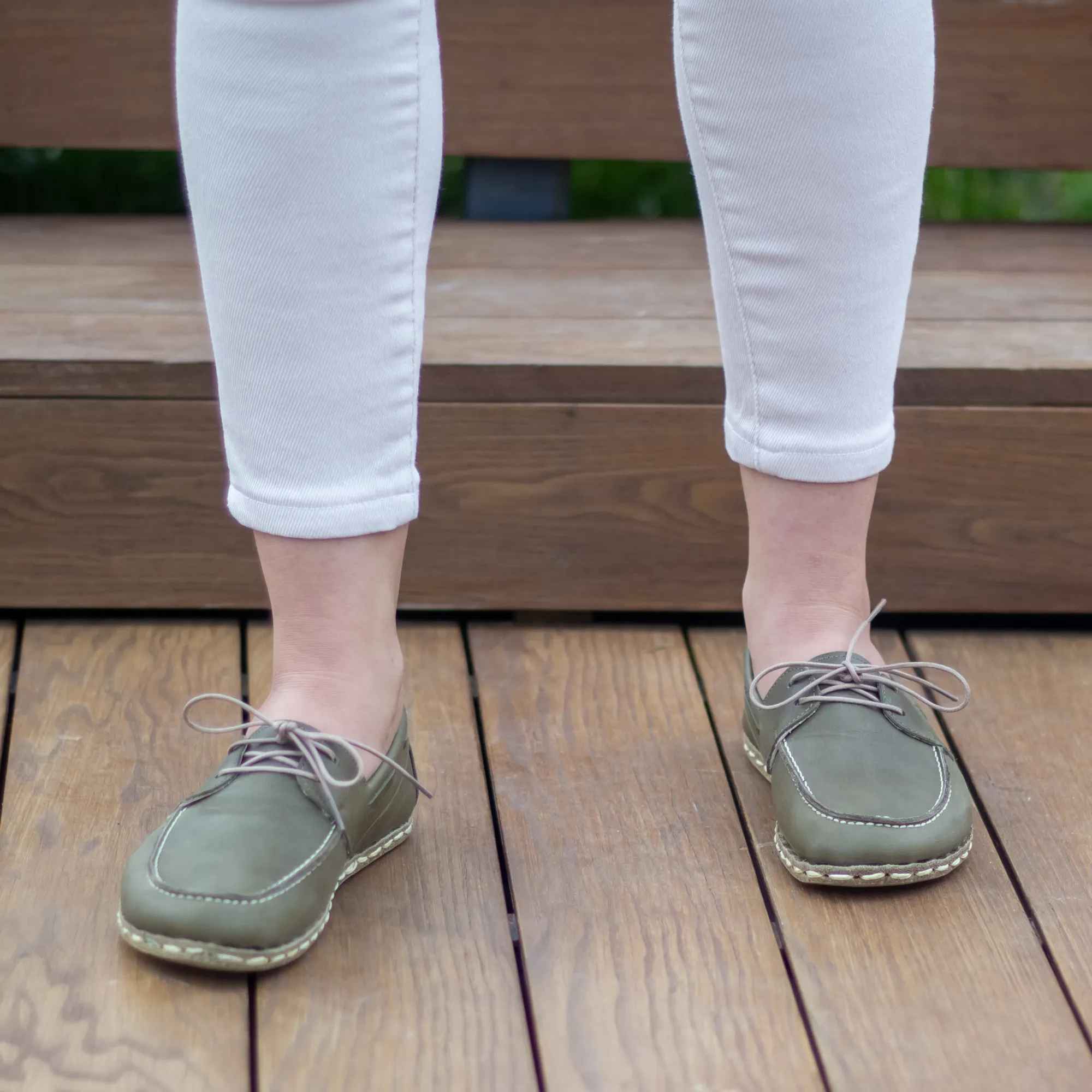 Barefoot Minimalist Shoes Military Green for Women