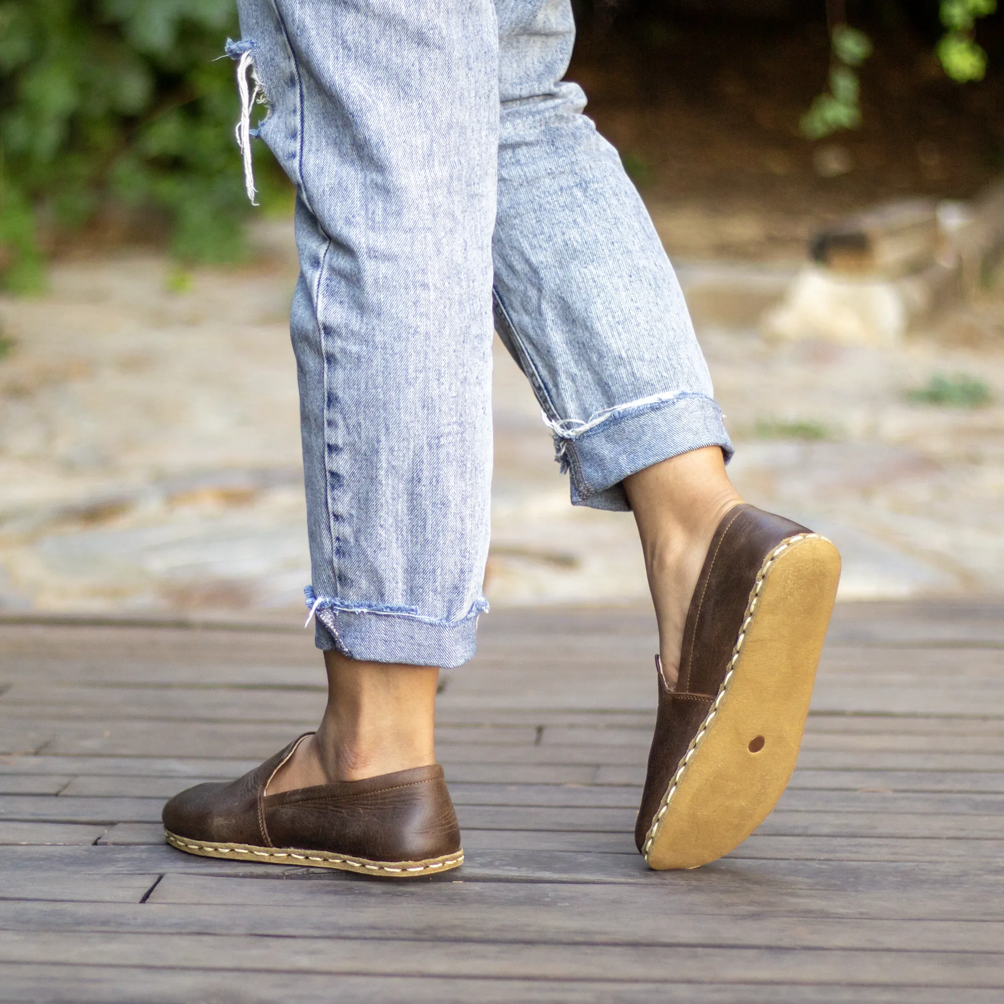 Barefoot Shoes Women's Crazy Classic Brown