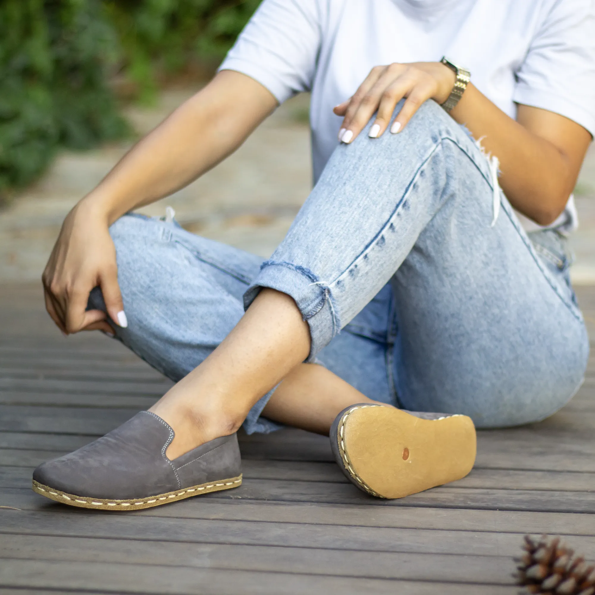 Barefoot Shoes Women's Nubuck Gray