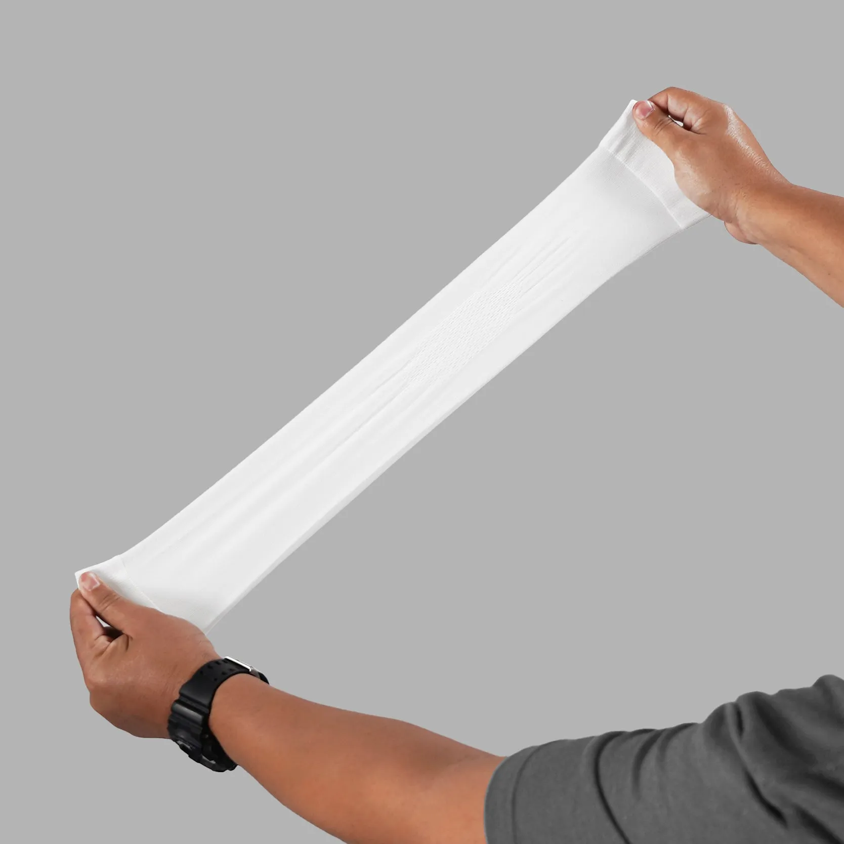 Basic White Running Sleeves