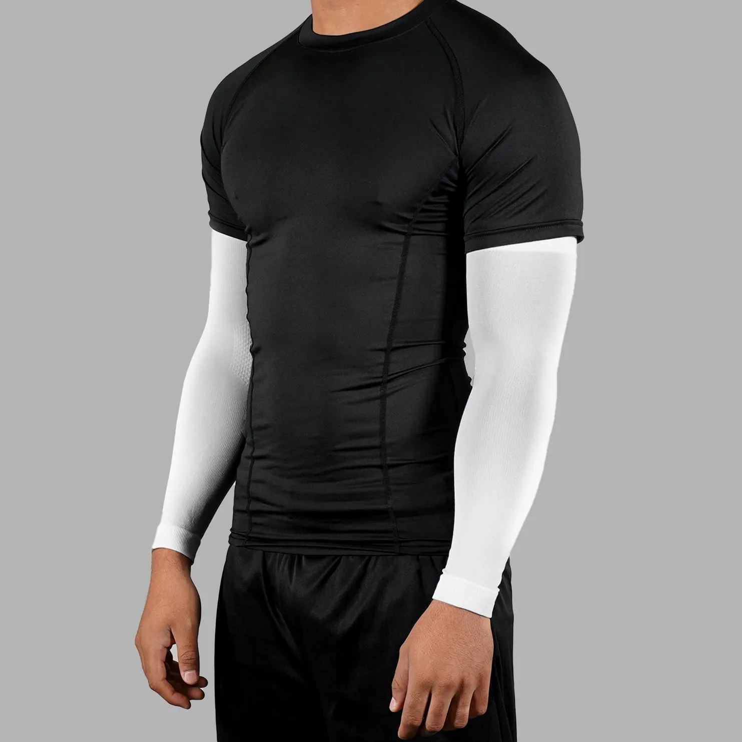 Basic White Running Sleeves