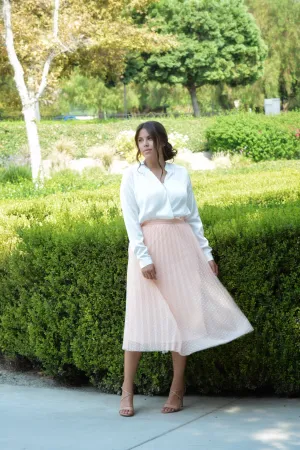 Bay Blush Tulle Skirt