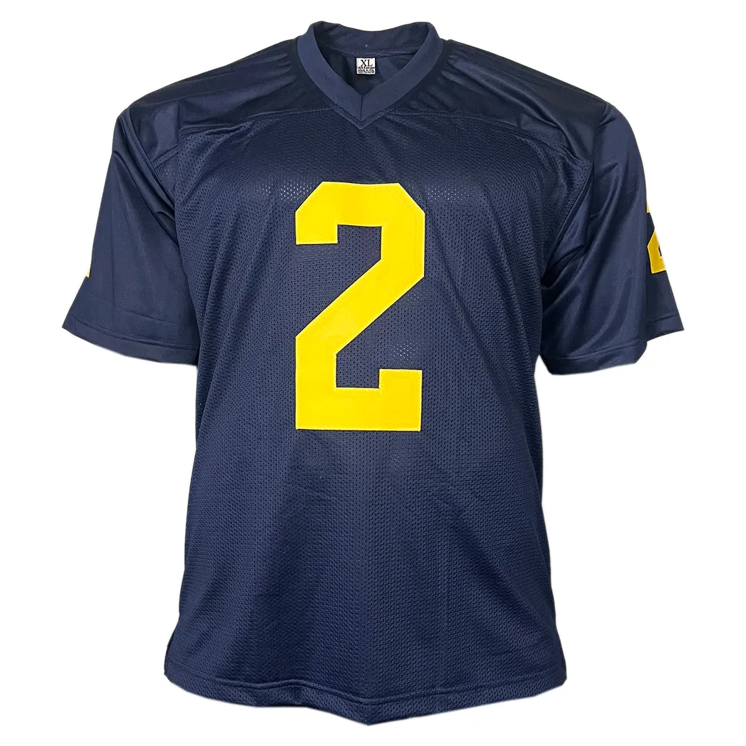 Blake Corum Signed Michigan College Blue Football Jersey (Beckett)