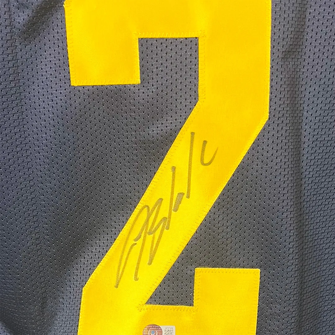 Blake Corum Signed Michigan College Blue Football Jersey (Beckett)