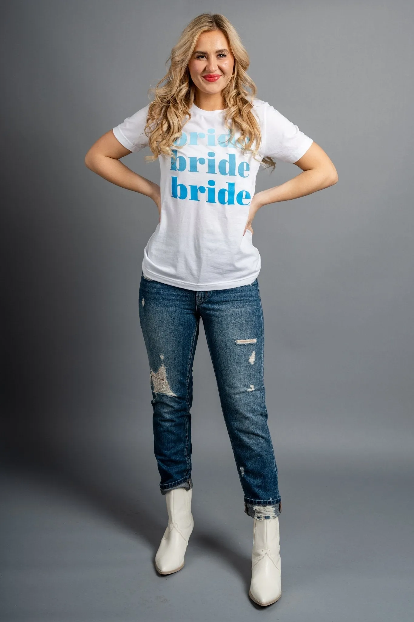 Bride repeater short sleeve t-shirt white