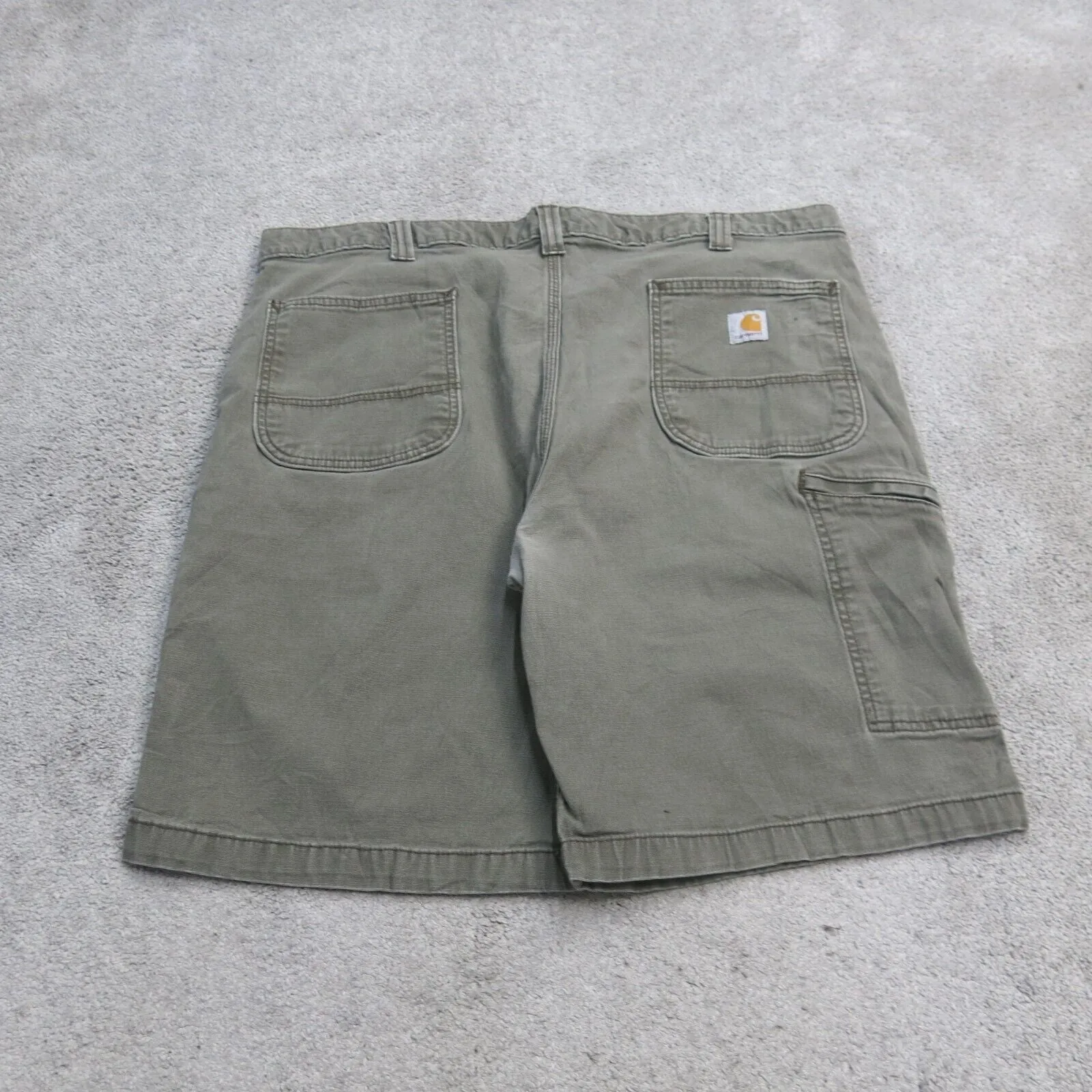 Carhartt Shorts Mens 40 Clay Gray Relaxed Fit High Rise Outdoor Casual Chino