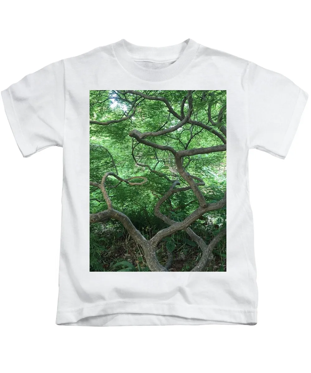 Cascading Japanese Maple - Kids T-Shirt