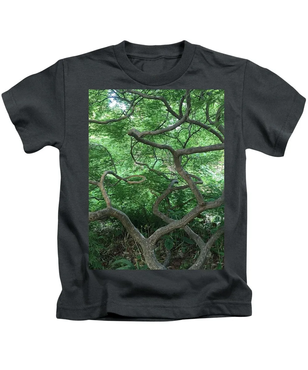 Cascading Japanese Maple - Kids T-Shirt