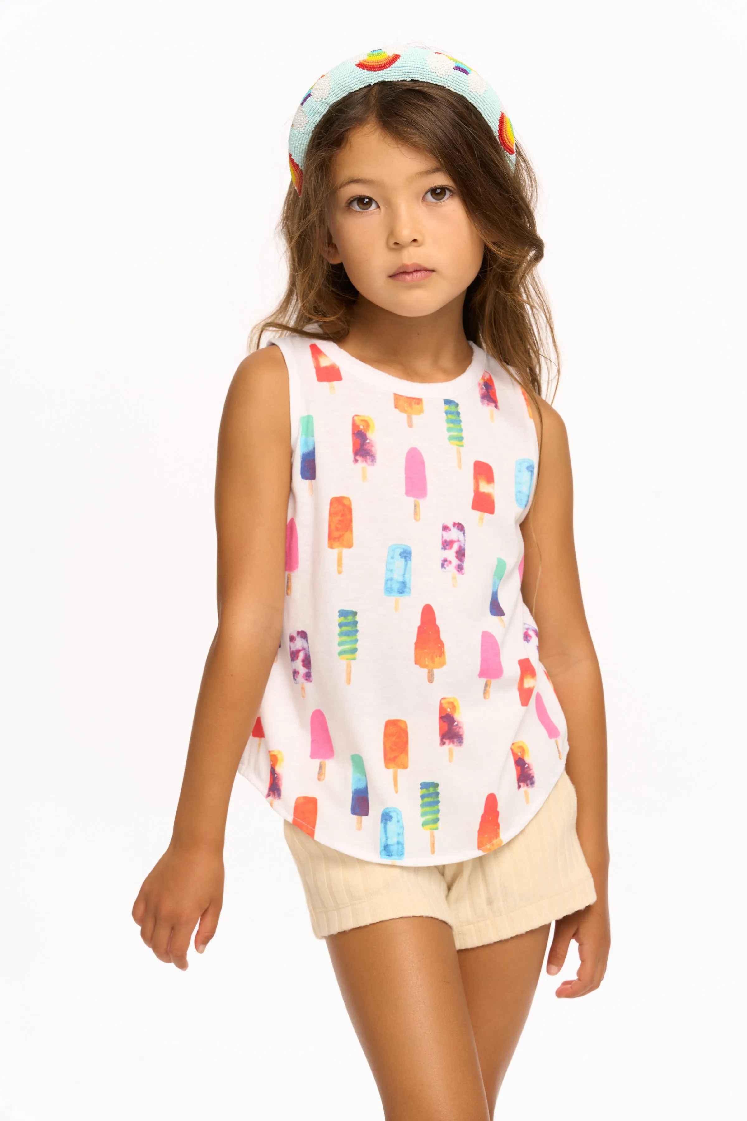 Chaser Popsicles White Tank