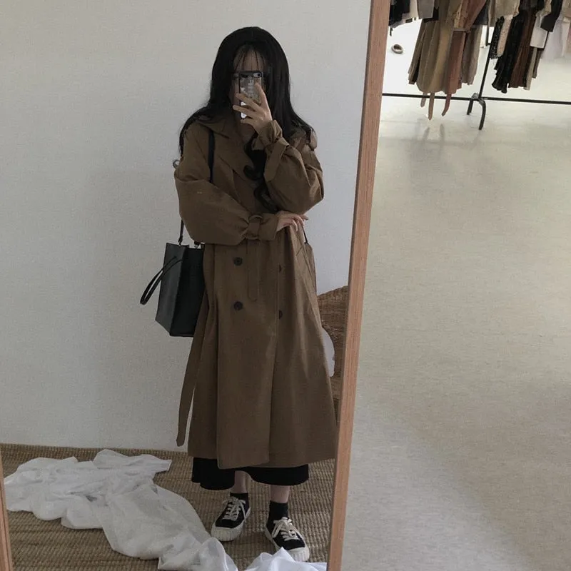 Chic Oversized Trench Coat