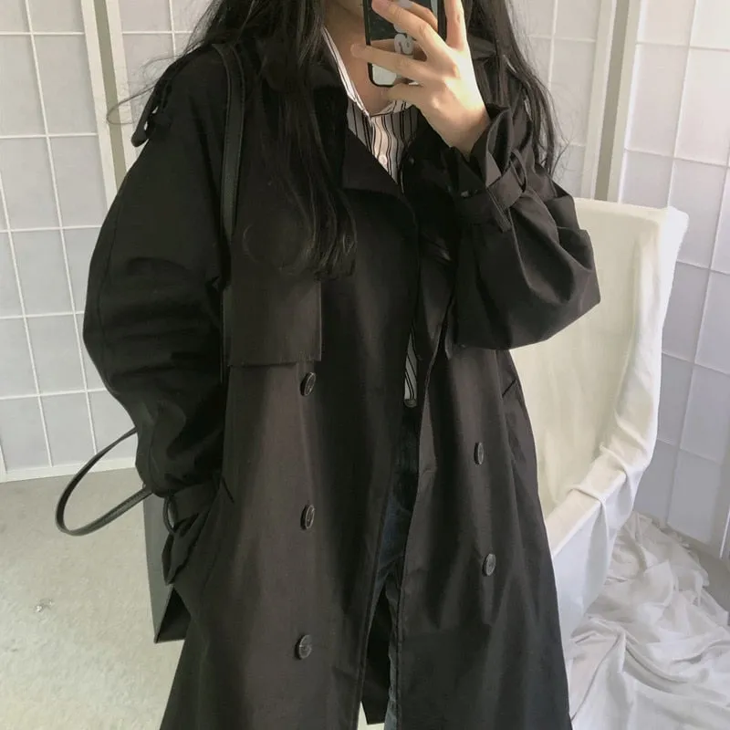 Chic Oversized Trench Coat