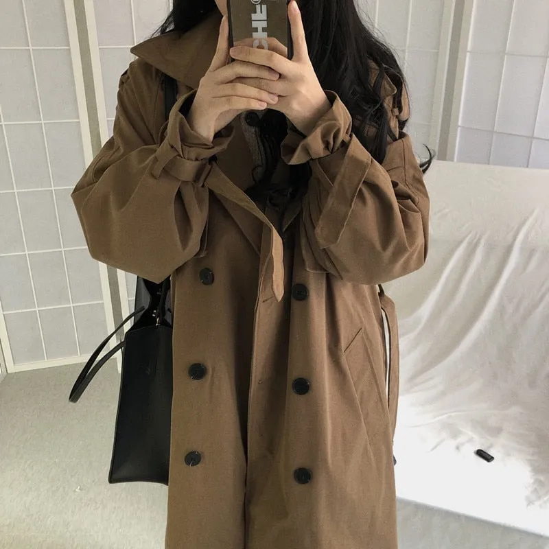 Chic Oversized Trench Coat