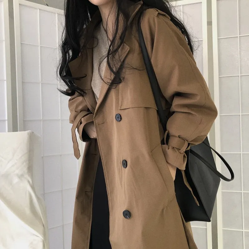 Chic Oversized Trench Coat