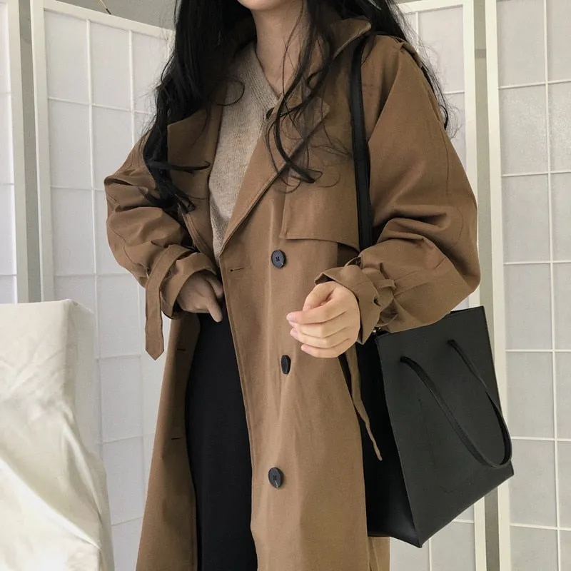 Chic Oversized Trench Coat