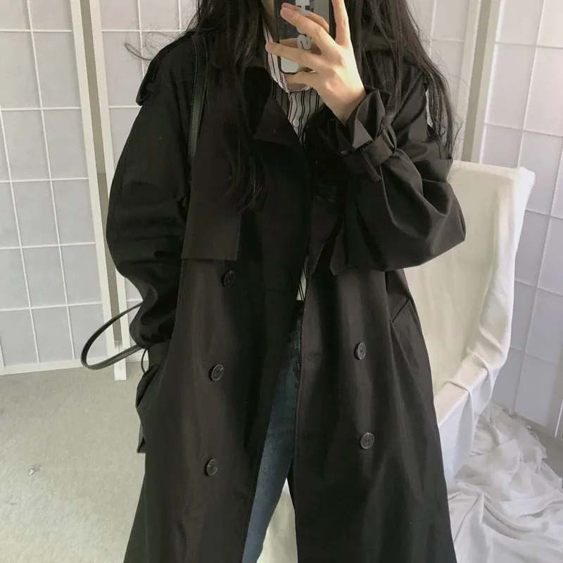 Chic Oversized Trench Coat