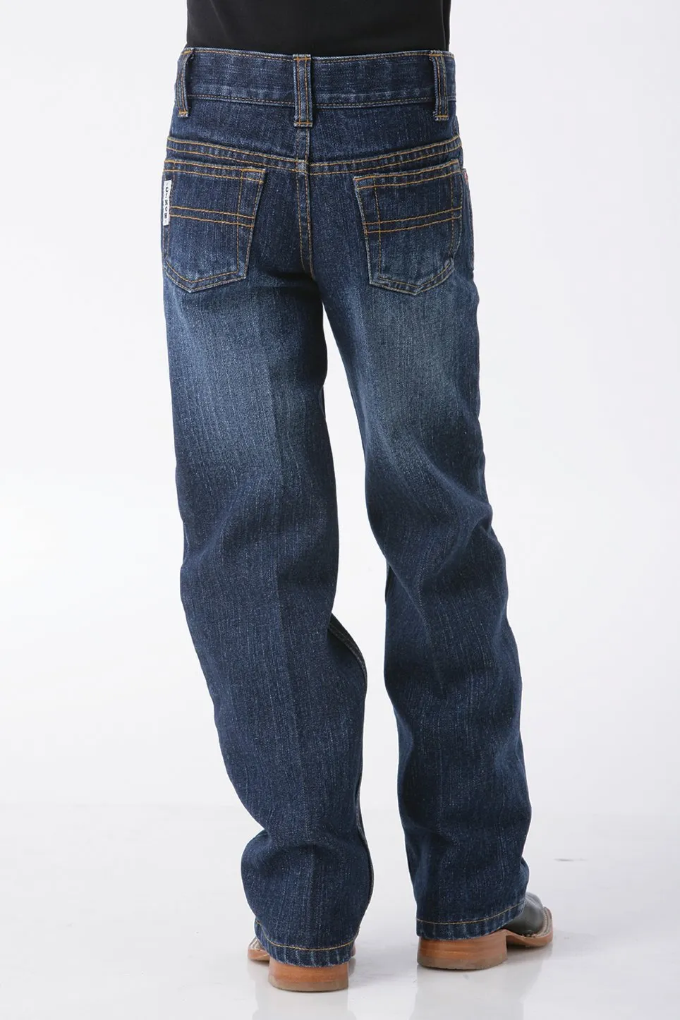 Cinch Boys Slim Fit White Label Dark Wash Jeans Style MB12841002