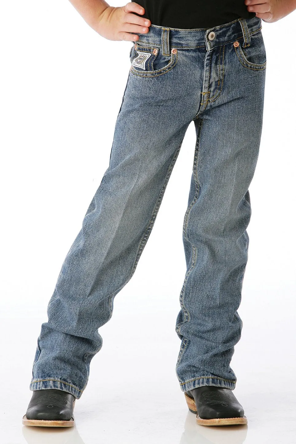 Cinch Boys Slim Fit White Label Light Wash Jeans Style MB12841001