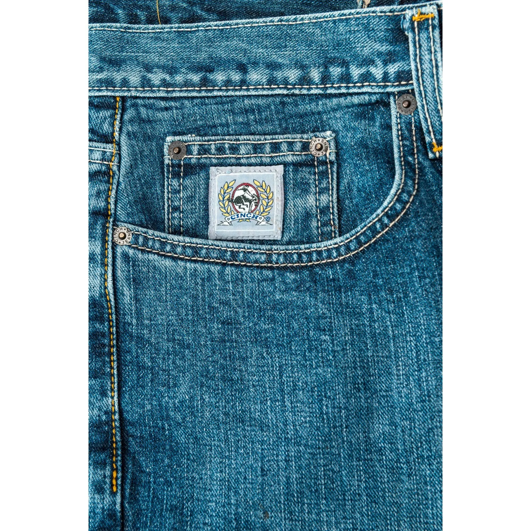 Cinch Slim Fit Silver Label Jean - Medium Stonewash