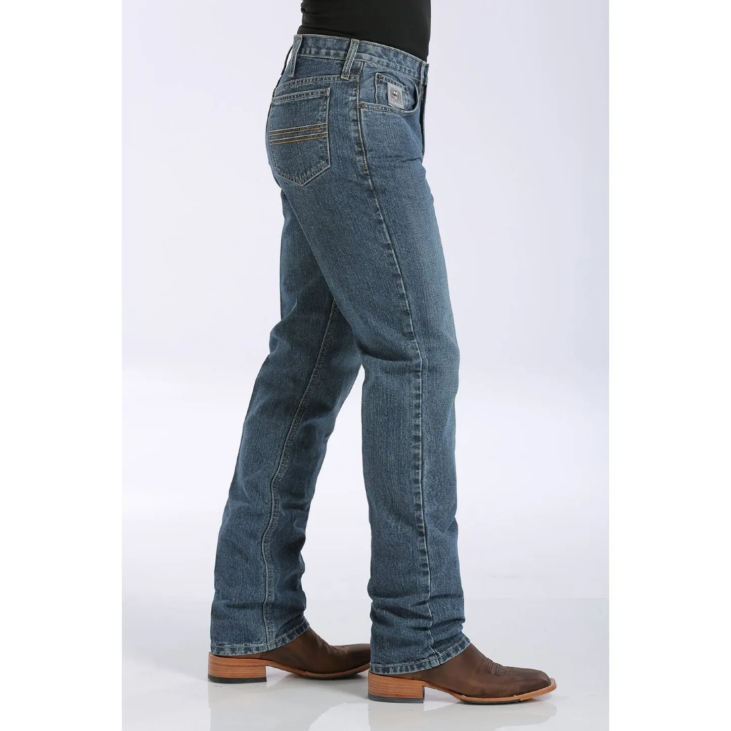 Cinch Slim Fit Silver Label Jean - Medium Stonewash