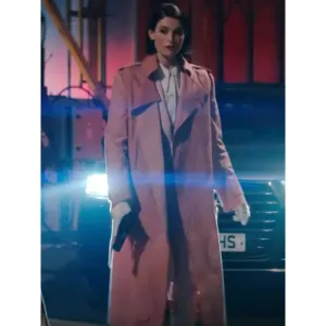 Culprits Dianne Harewood Pink Trench Coat