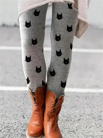 Digital Print Fashion Trendy Leggings