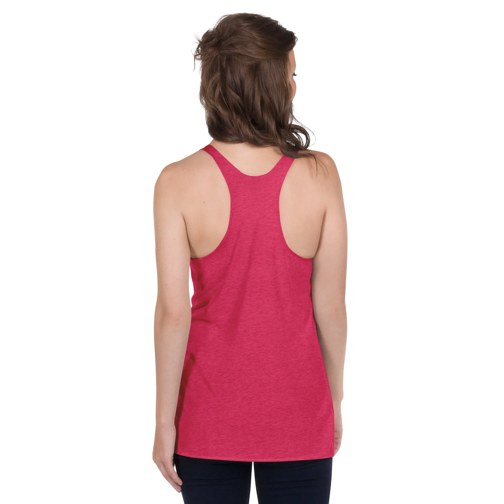 Elephant graphic racerback tanks for women