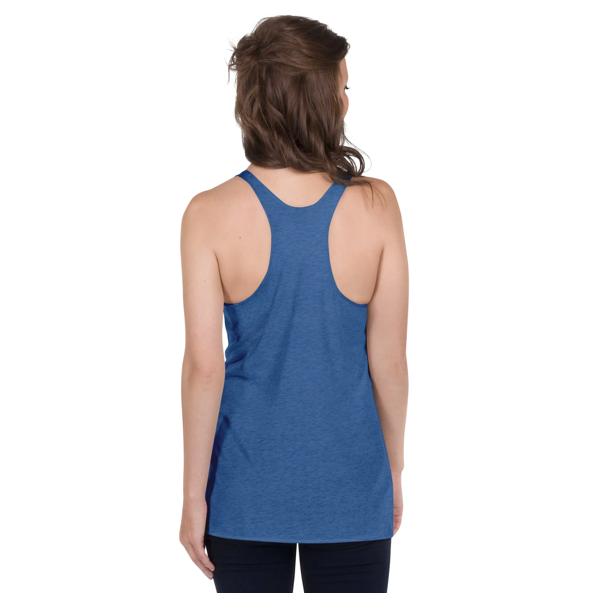 Elephant graphic racerback tanks for women