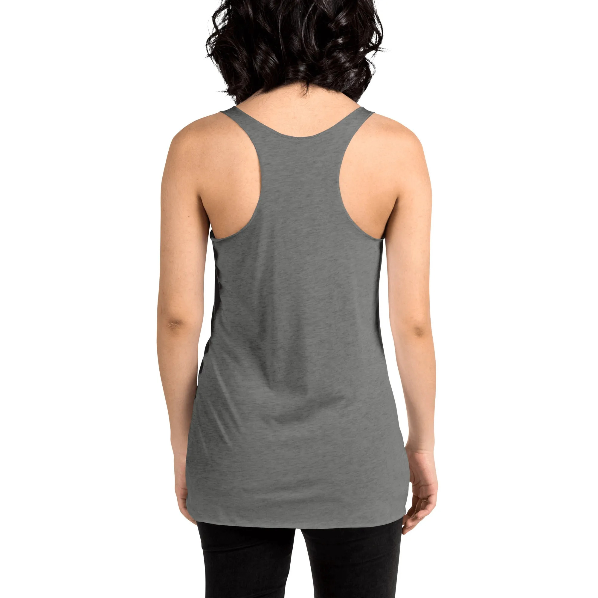 Elephant graphic racerback tanks for women