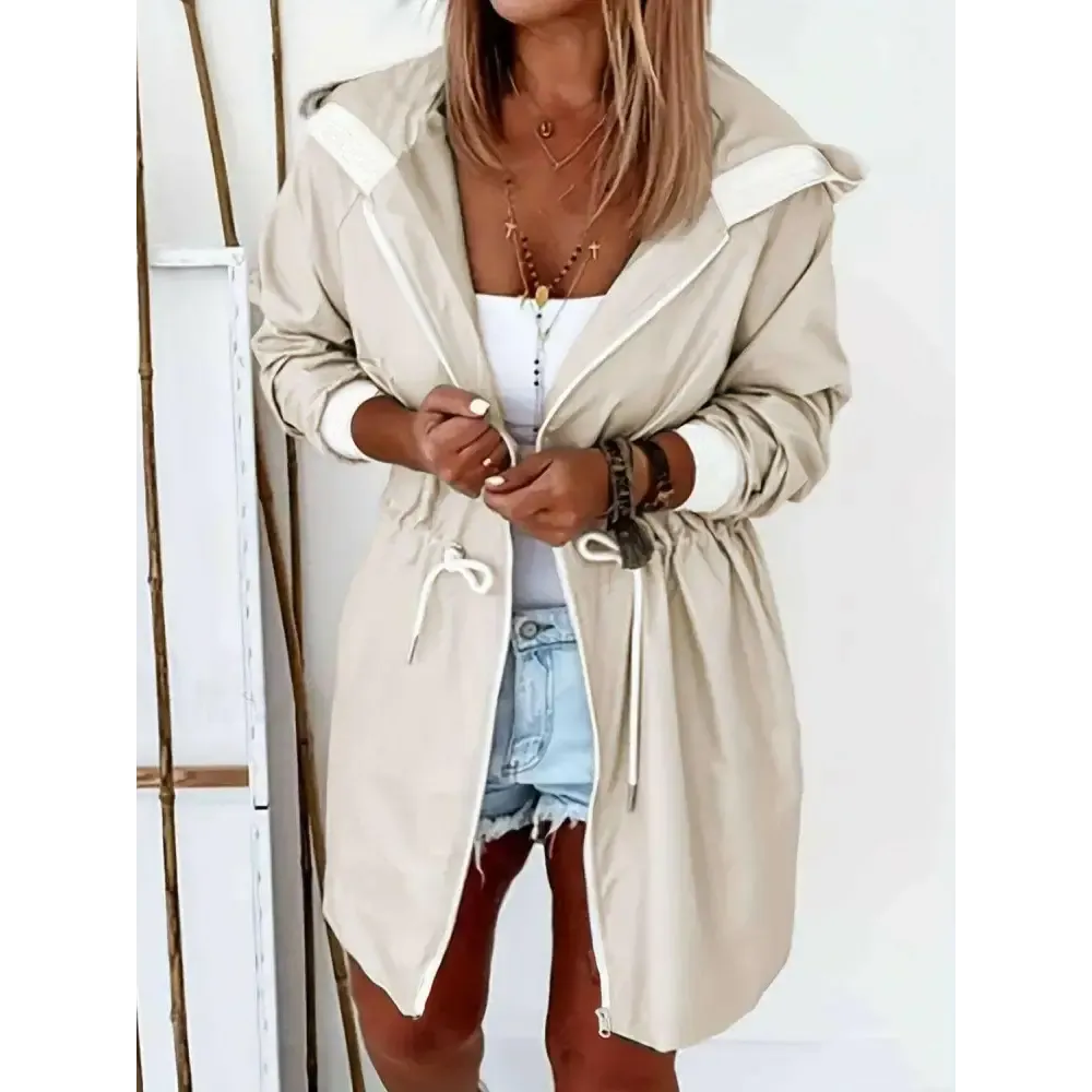 Elevate Your Wardrobe with the Elegant Drawstring Trench Coat in Luxury Fashion