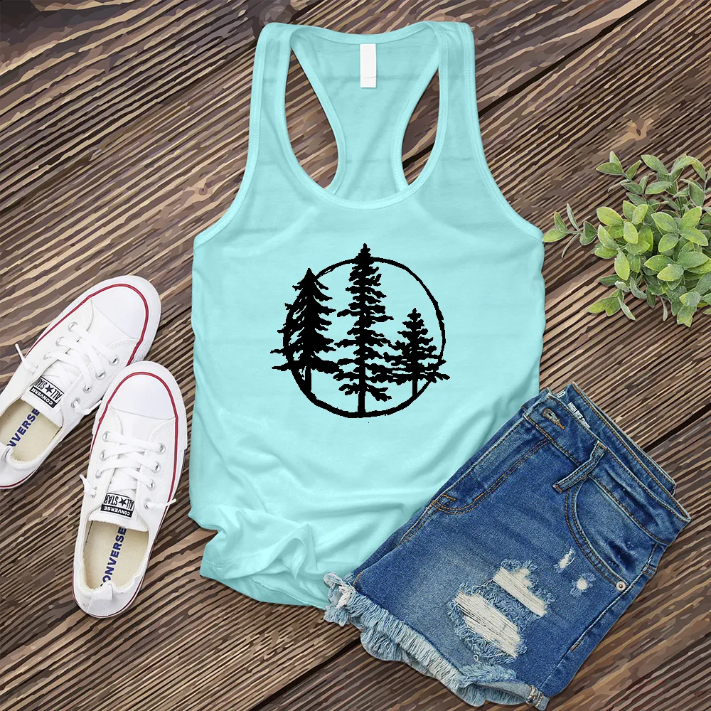 Evergreen Tree Women's Tank Top