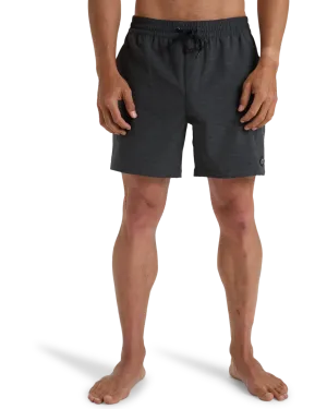 Every Other Day Layback Volley Shorts in Black