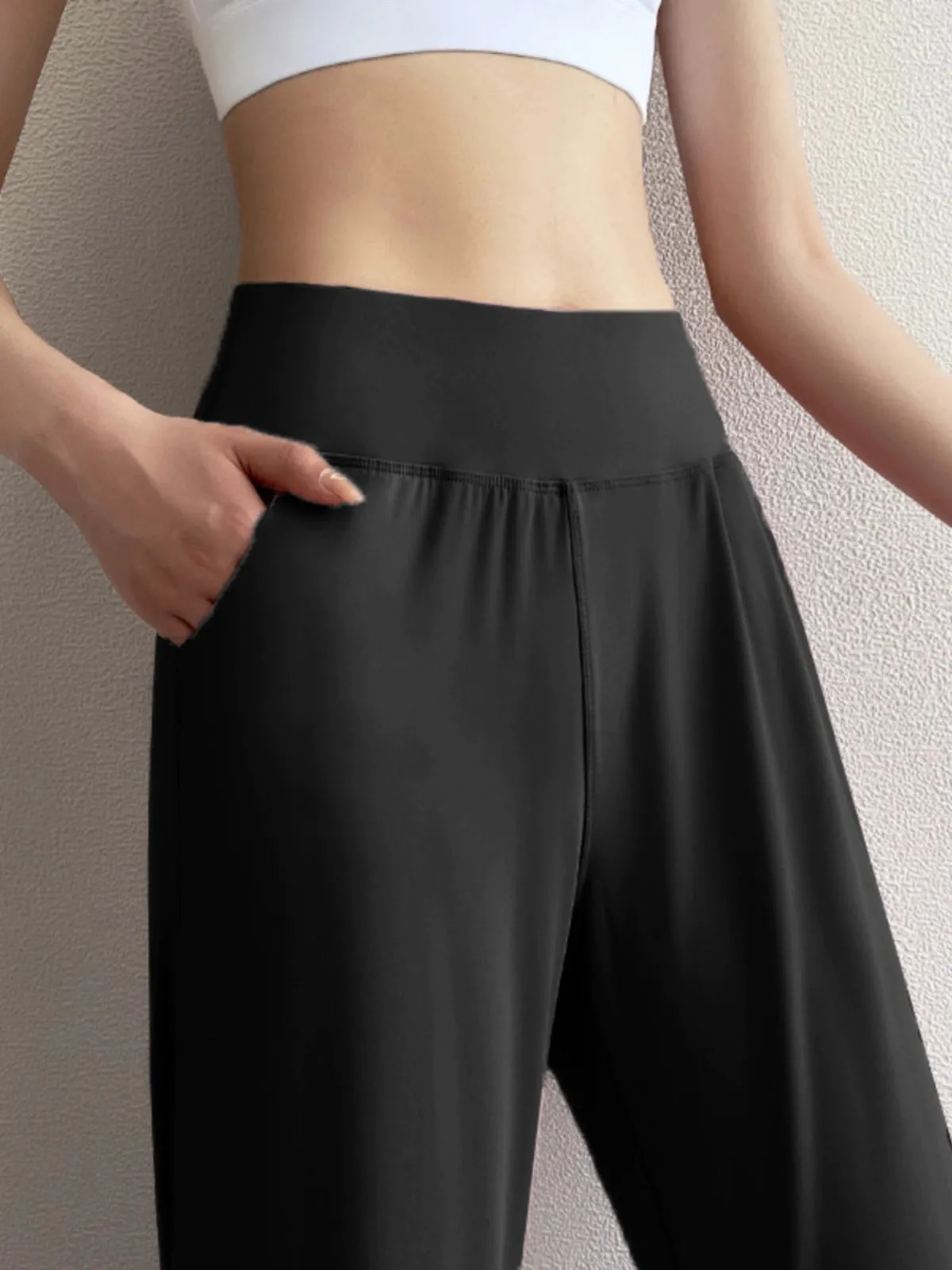 High Waist Ankle-Tied Slim-Fit Professional Running Yoga Sweatpants