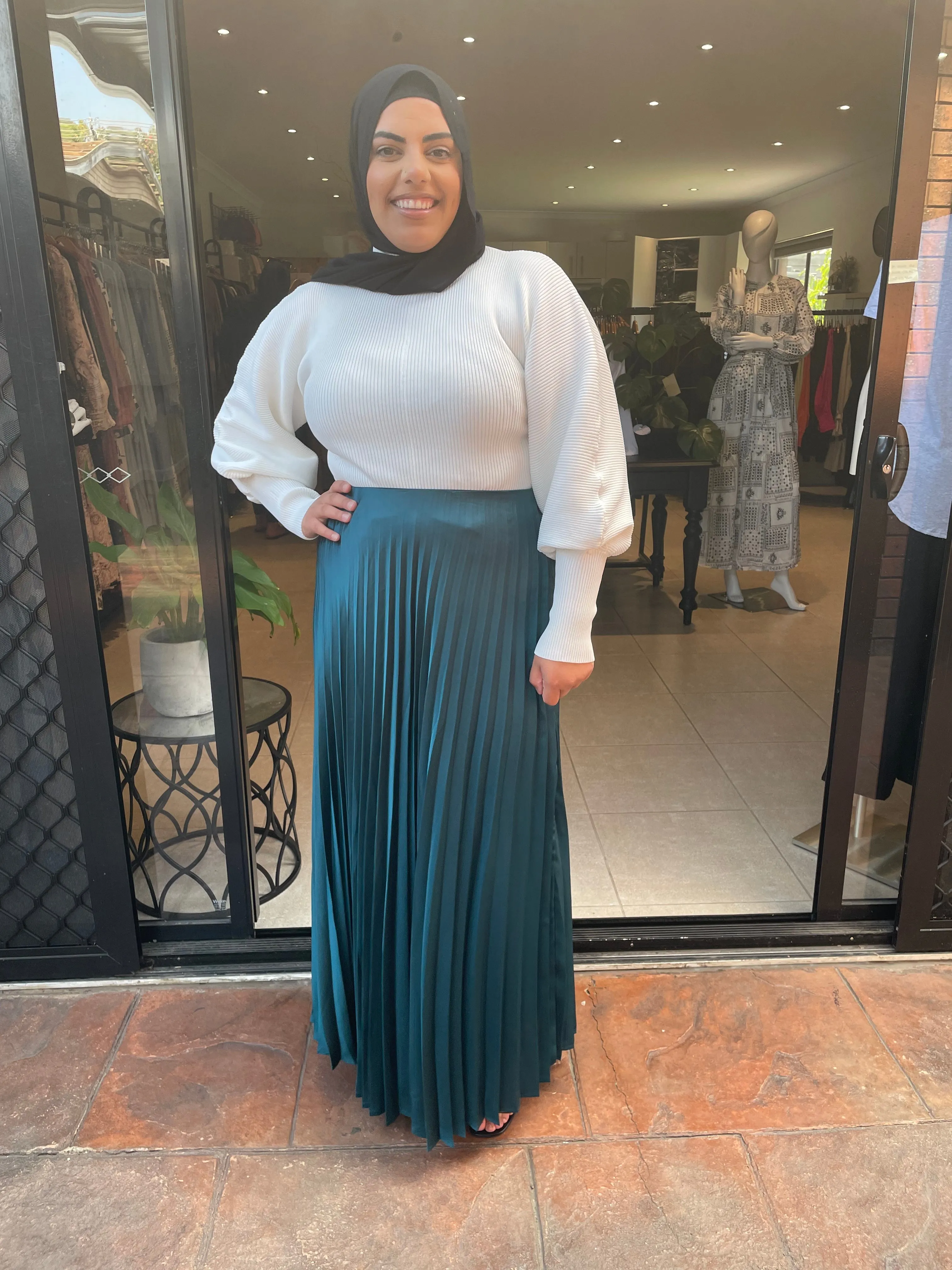 Houda Pleated Skirt