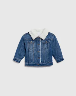 Infant Boys Sherpa Denim Jacket