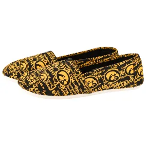 Iowa Hawkeyes NCAA Womens Script Print Canvas Shoes