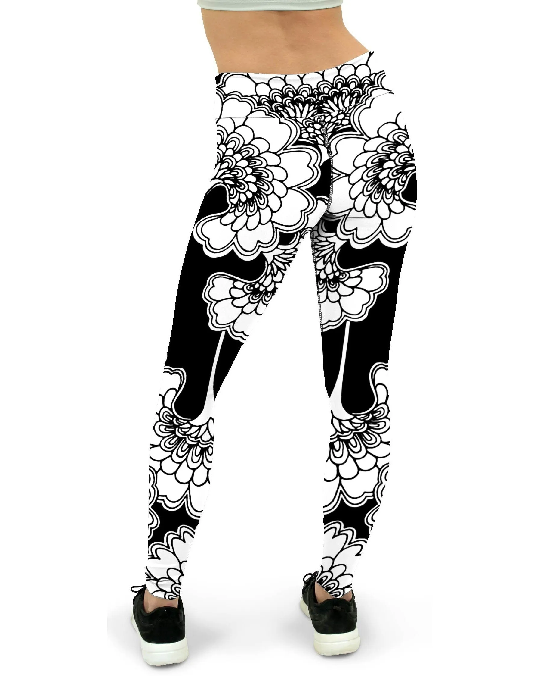 Japanese Floral Yoga Pants