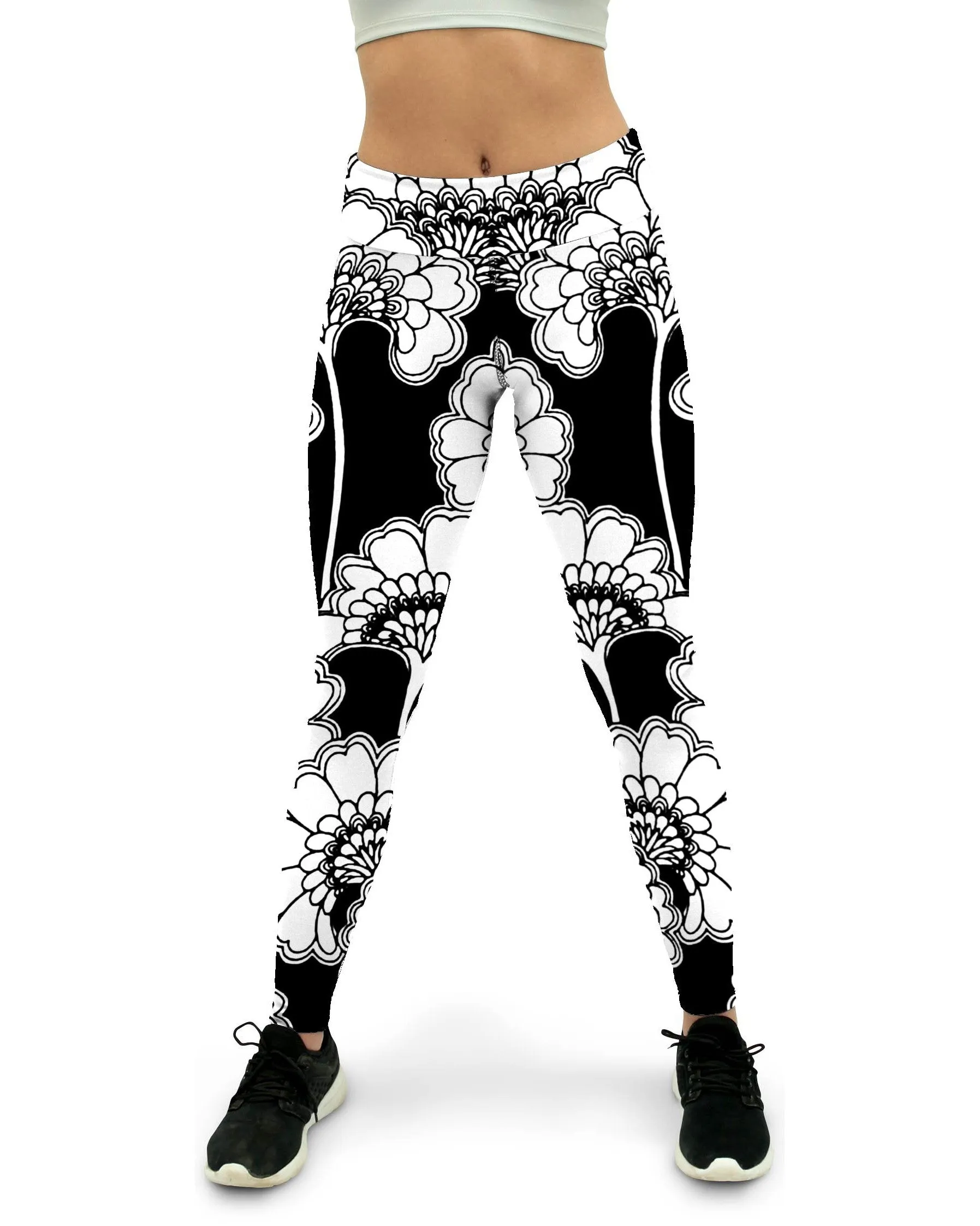 Japanese Floral Yoga Pants