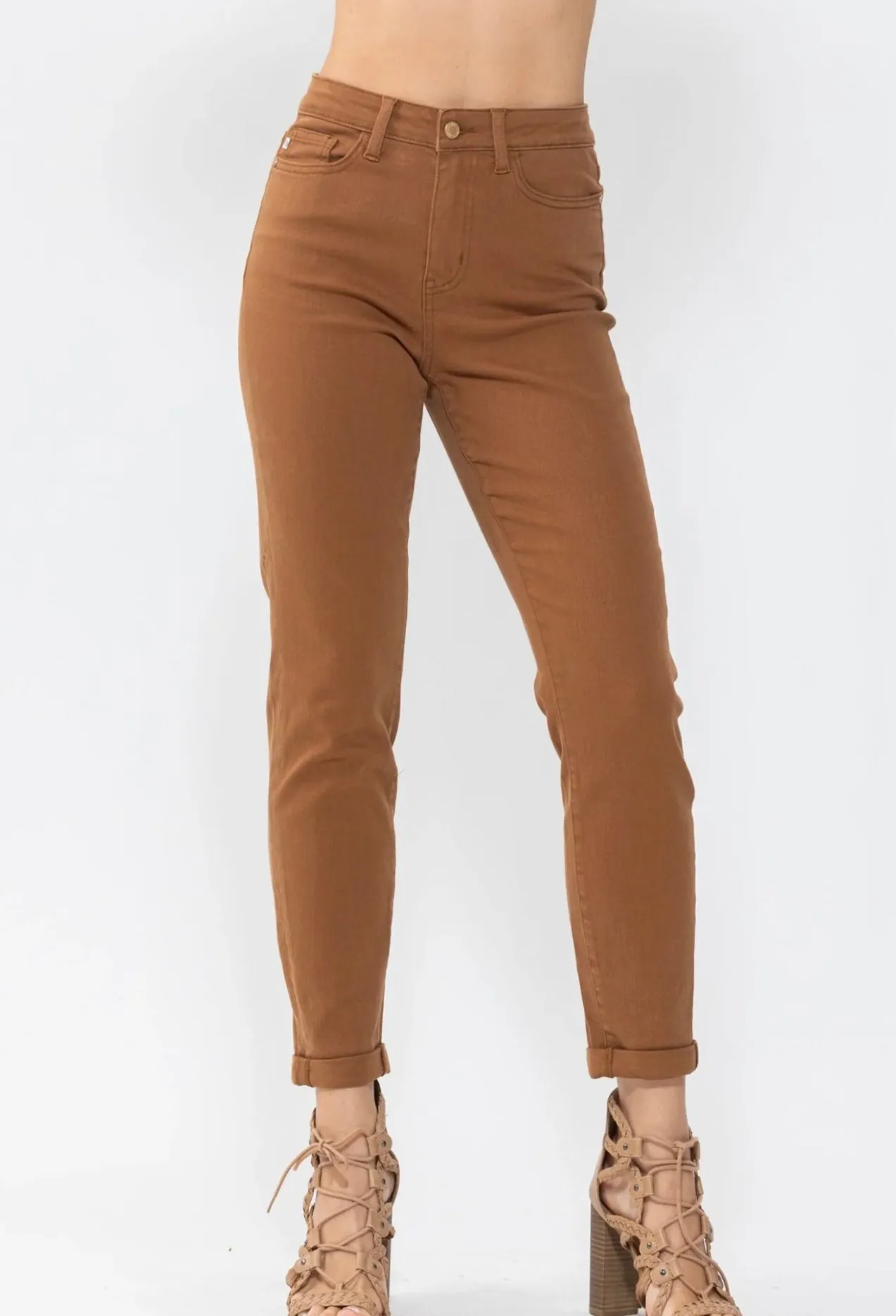 Judy Blue HW Brown Slim Fit Jean