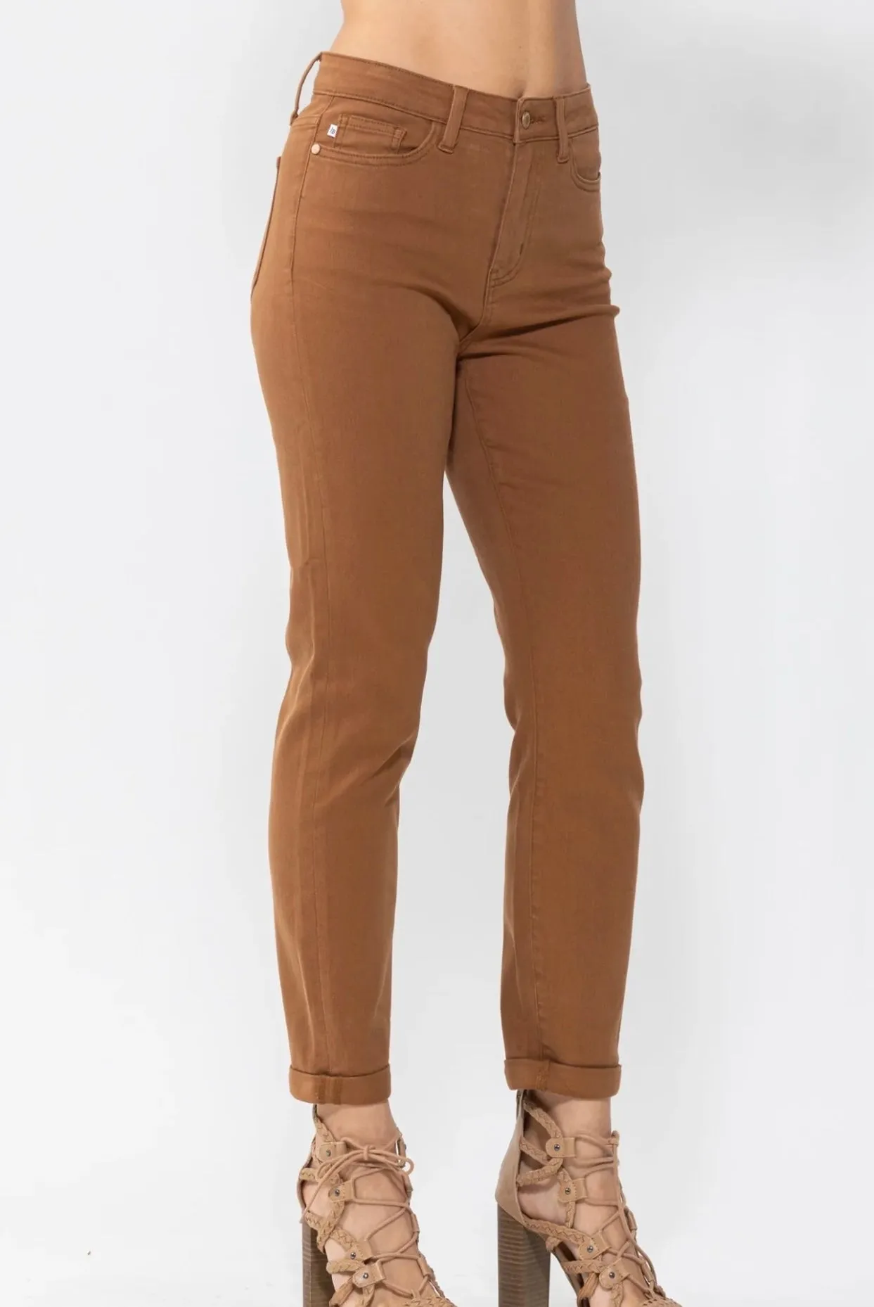 Judy Blue HW Brown Slim Fit Jean